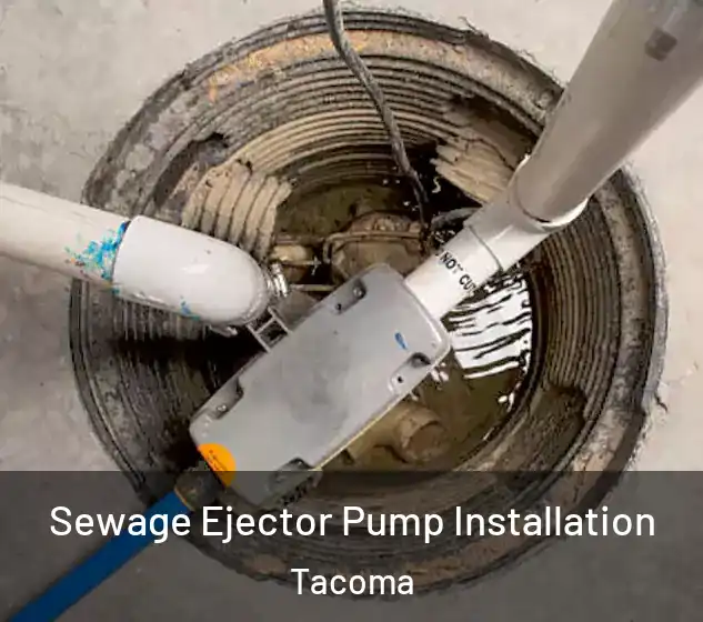  Sewage Ejector Pump Installation Tacoma